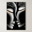 Tacit Intimacy – Surreal Dual Portrait Wall Art 524