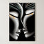 Tacit Intimacy – Surreal Dual Portrait Wall Art 524