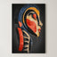 Profile in Color – Surreal Expressionist Abstract Portrait Wall Art 403