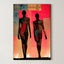 Modern Patchwork Silhouette – Surreal Textile Figure Wall Art 243