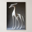 Ethereal Echo – Surreal Minimalist Greyhound Sculpture Wall Art 195