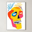 Vivid Mind – Surreal Graphic Pop Skull Wall Art 256