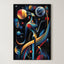 Surreal Space Figure – Surreal Cosmic Wall Art 134