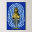 Gold Monkey King – Surreal Folk Art Decorative Wall Art 583