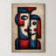 Folk Cubist Art – Surreal Folk Art Wall Art 145