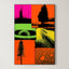 Graphic Nature Collage – Surreal Botanical Mixed Media Wall Art 360