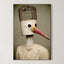 Whimsical Bird Portrait – Surreal Whimsical Wall Art 491