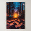 Forest Abstract – Surreal Woodland Dreamscape Wall Art 317