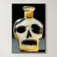 Skull in Glass – Surreal Curiosity Skull Bottle Wall Art 452