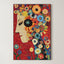 Petals in Pieces – Surreal Floral Mosaic Portrait Wall Art 479