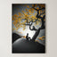 Golden Reflection – Surreal Landscape Tree Wall Art 542