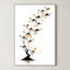 Autumnal Gathering – Surreal Minimalist Bird Tree Wall Art 200