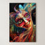 Contemporary Masquerade – Surreal Masked Figure Wall Art 347