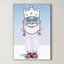 Contemporary Plush King – Surreal Regal Wall Art 017