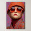 Psychedelic Pop Art – Surreal Electric Color Portrait Wall Art 275