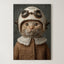 The Ginger Aeronaut – Surreal Steampunk Kitten Portrait Wall Art 197