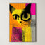Retro Graphic Portrait – Surreal Vintage Bold Figure Wall Art 385