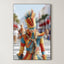 Modern Straw Couture – Surreal Fashion Wall Art 015