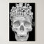 Skull and Figures – Surreal Sculptural Memento Mori Wall Art 446