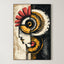 Modern Cubist Portrait – Surreal Geometric Figure Wall Art 402