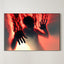 Dark Surreal Figure – Surreal Shadow Portrait Wall Art 042