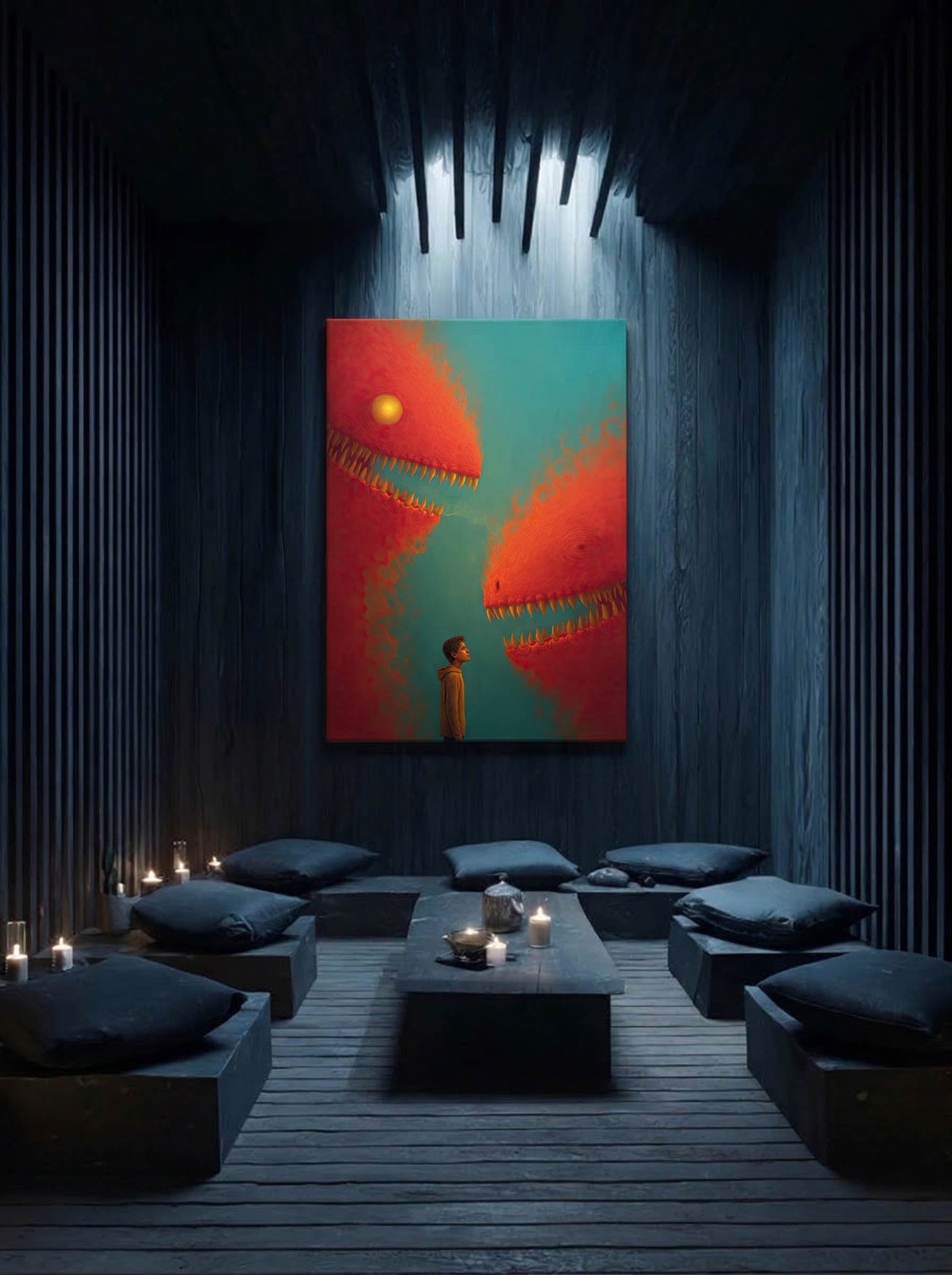 Whimsical Encounter – Surreal Whimsical Wall Art 003