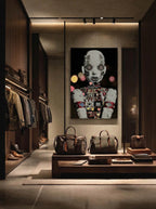 Surreal Embellished Figure – Surreal Figurative Wall Art 004