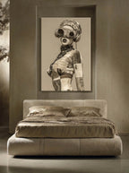 Contemporary Steampunk Portrait – Surreal Steampunk Wall Art 005