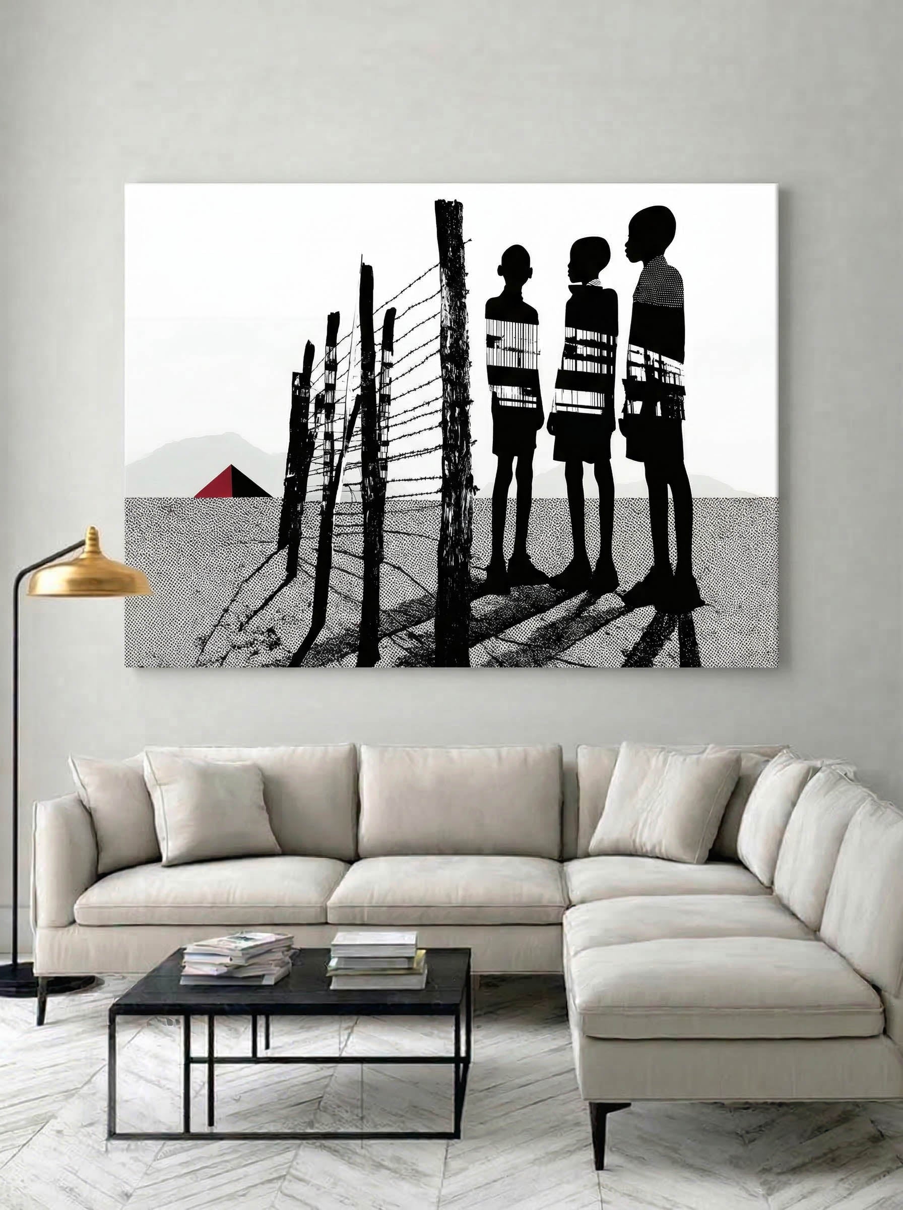 Minimalist Narrative – Surreal Minimal Storytelling Wall Art 007