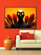 Conceptual Profile – Surreal Abstract Portrait Wall Art 008