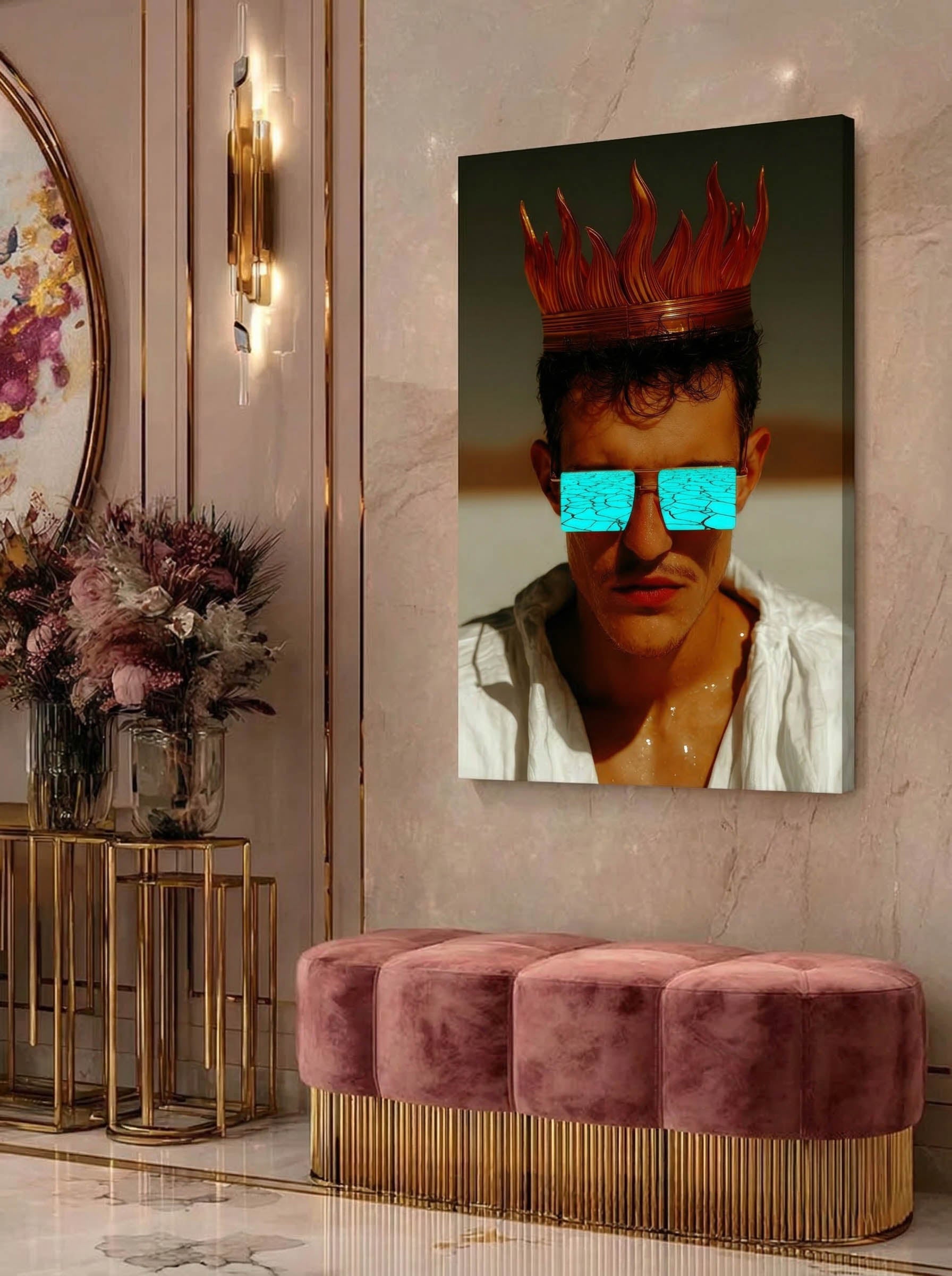 Pop Surreal Portrait – Surreal Pop Art Wall Art 010