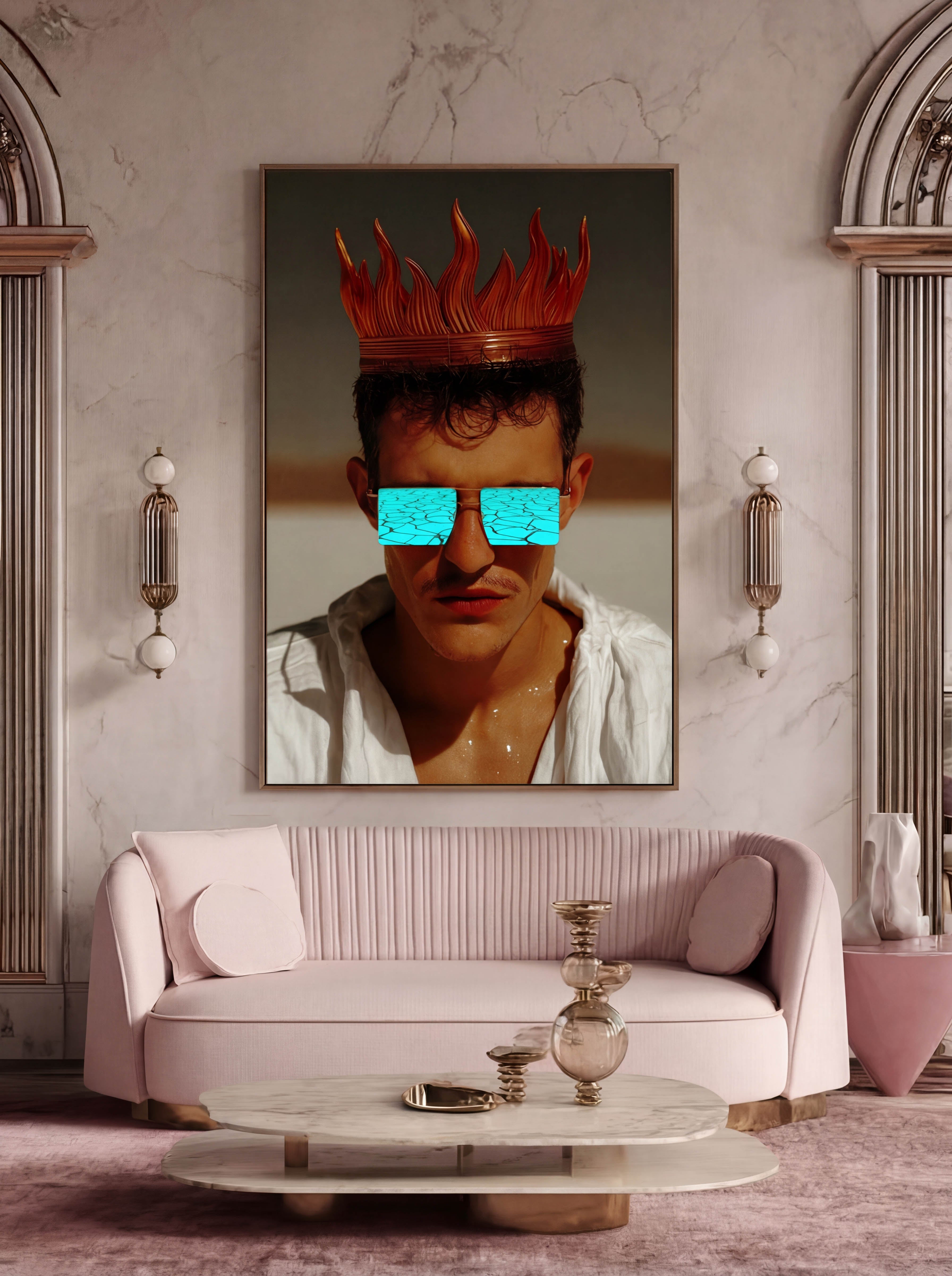 Pop Surreal Portrait – Surreal Pop Art Wall Art 010