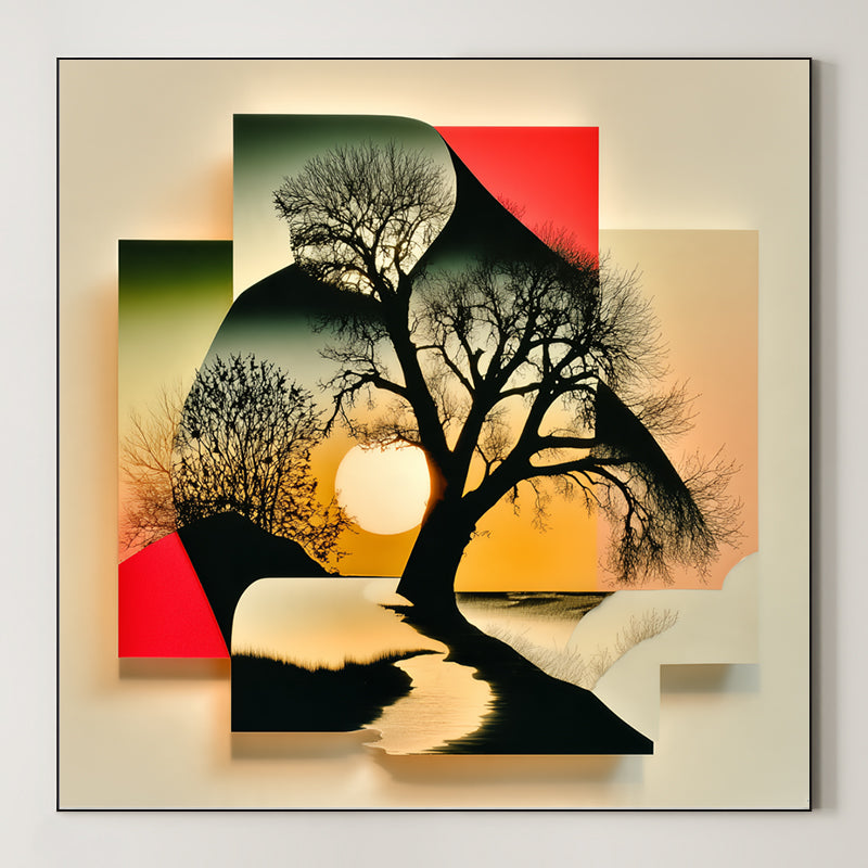 Abstract Collage Sundown 2600 Main image