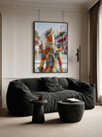 Modern Straw Couture – Surreal Fashion Wall Art 015