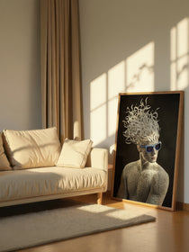 Surreal Ribbon Portrait 016
