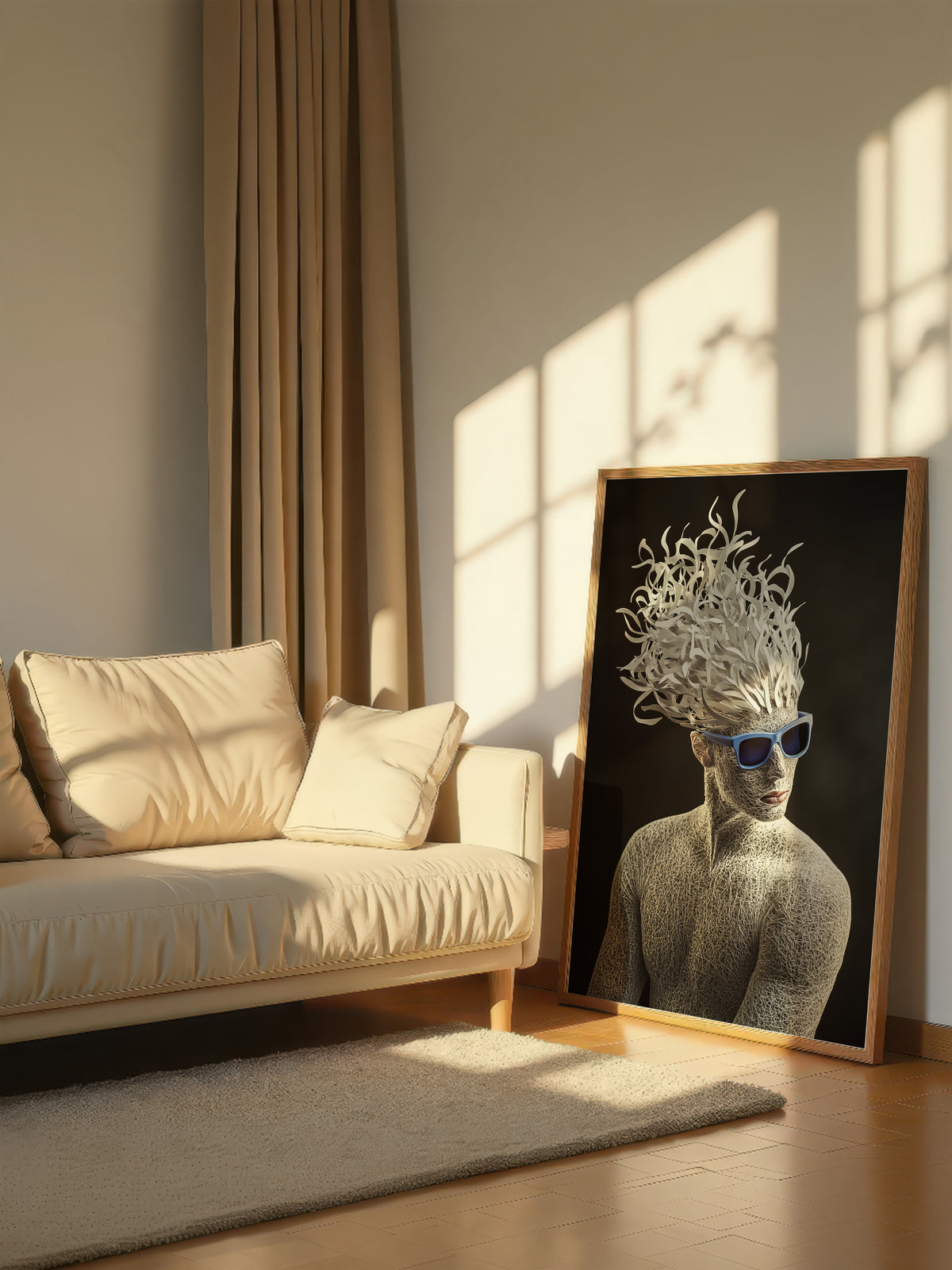 Surreal Ribbon Portrait 016