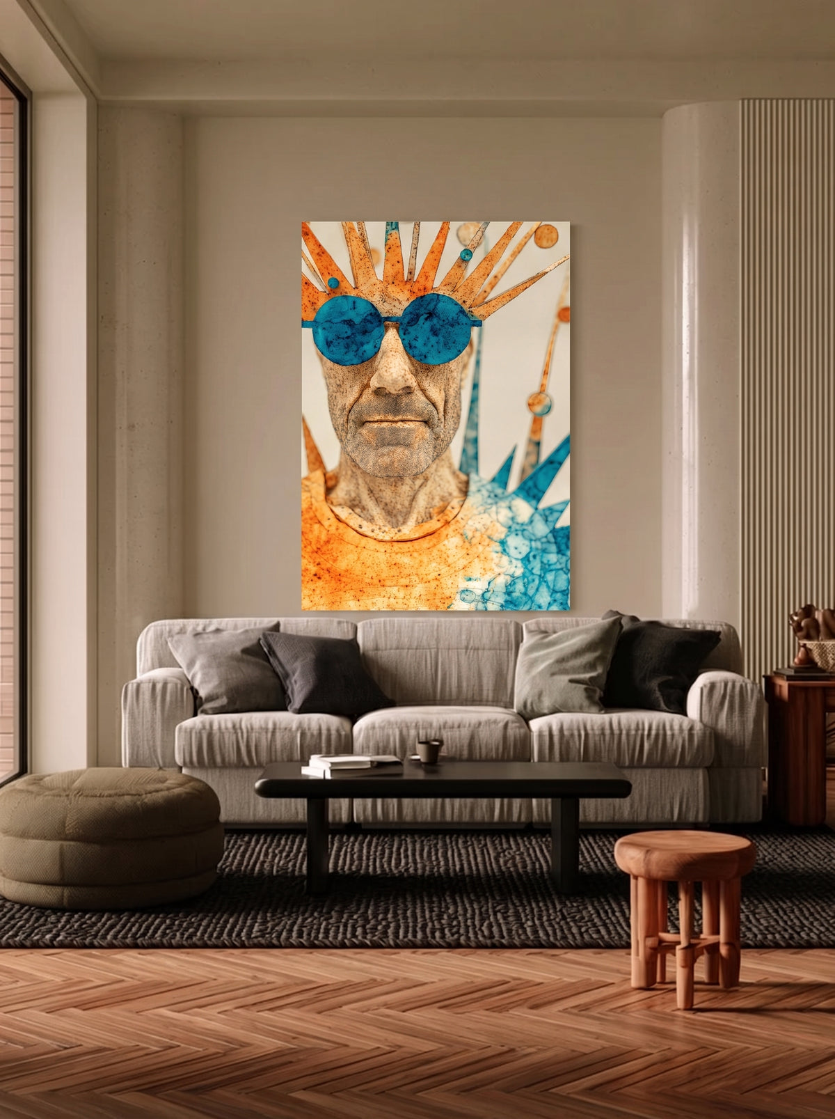 Sunburst Watercolor Portrait 018
