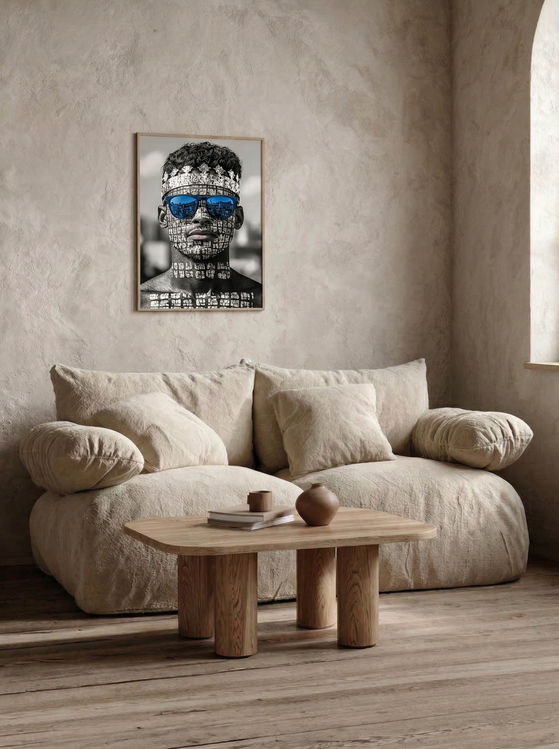 Conceptual Stipple Art – Surreal Pointillist Wall Art 019