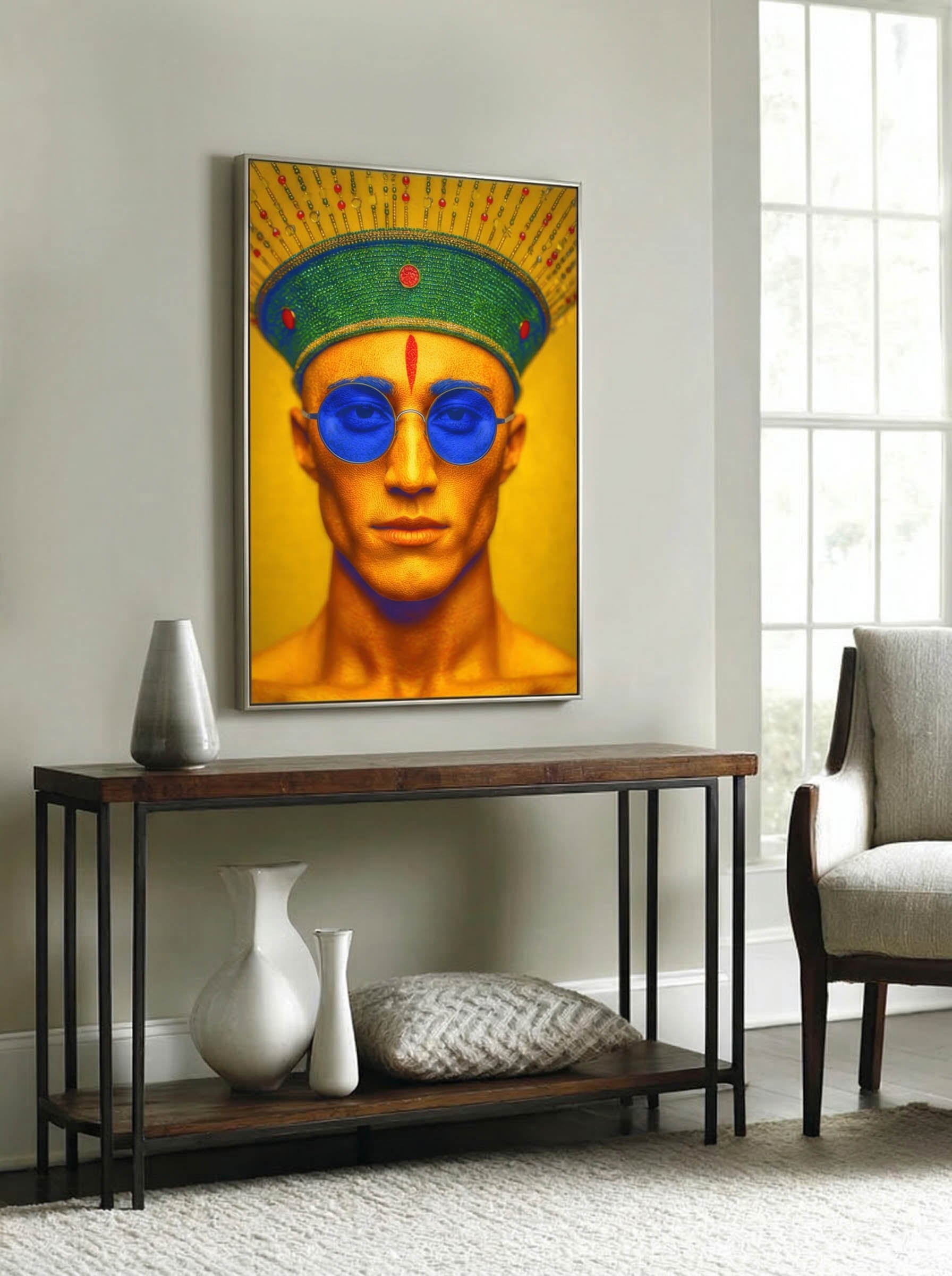 Fine Art Chromatic Figure – Surreal Colorful Wall Art 020 Secondary image