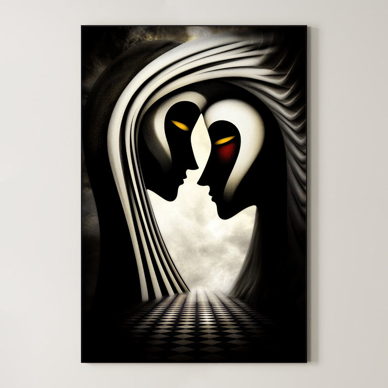 Eternal Echo – Surreal Dreamlike Silhouette Wall Art 526 Main image