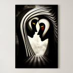 Eternal Echo – Surreal Dreamlike Silhouette Wall Art 526