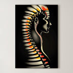 Helix – Surreal Sculptural Portrait Wall Art 507