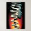 Fluid Mind – Surreal Teal Abstract Portrait Wall Art 513