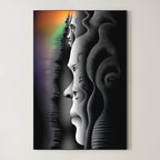 Echo – Surreal Layered Portrait Wall Art 512
