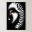 Amber Gaze – Surreal Contemporary Portrait Wall Art 510
