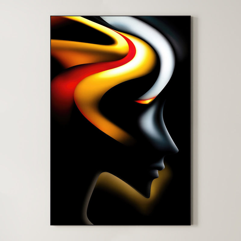 Liquid Ember – Surreal Psychedelic Pop Wall Art 521 Main image