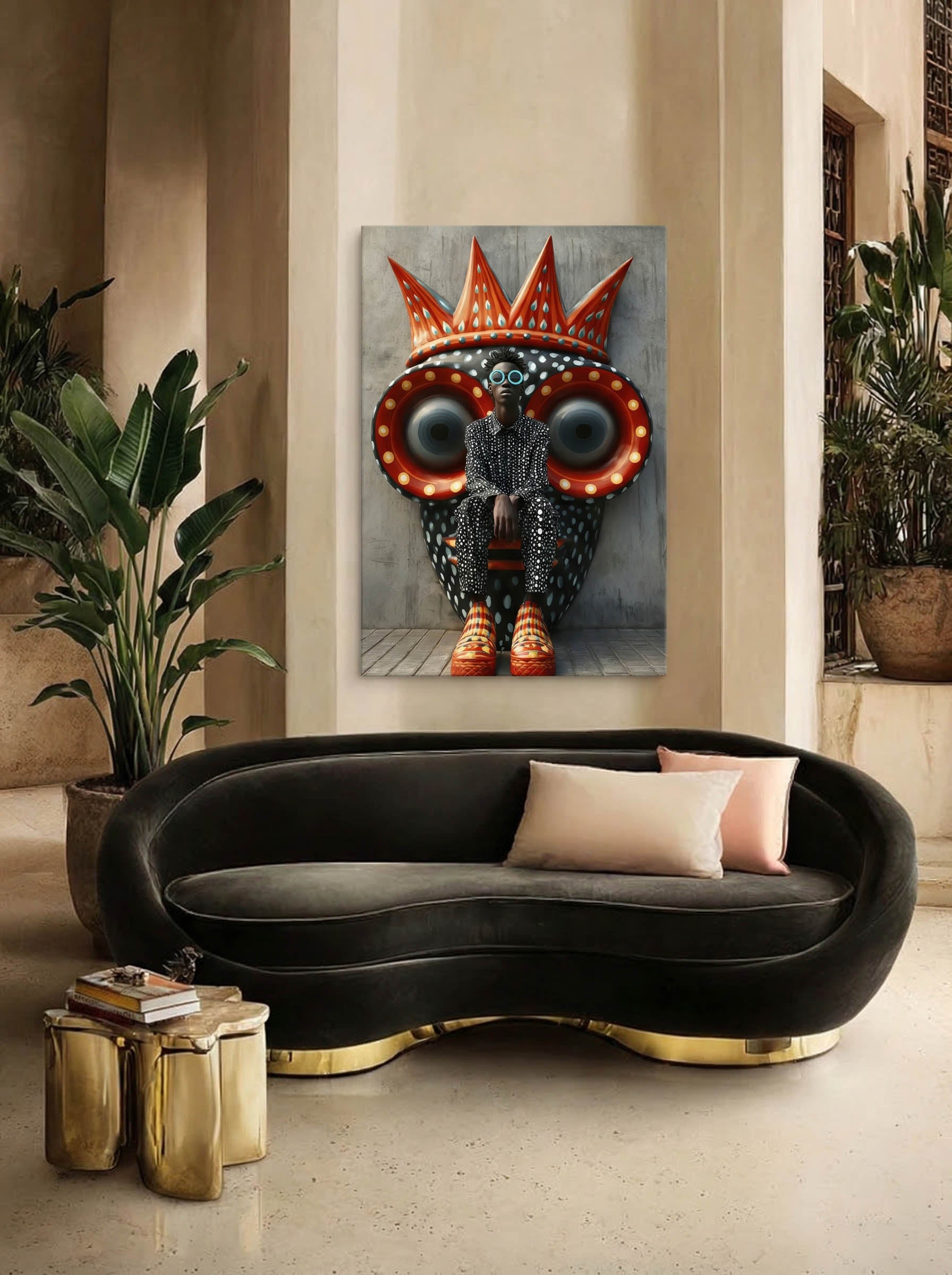 Stylized Narrative Composition – Surreal Storytelling Wall Art 027 Secondary image