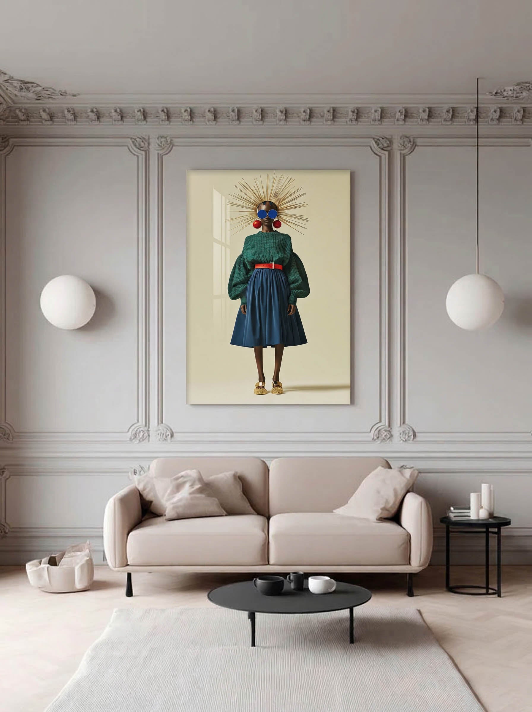 Modern Avant-Garde Portrait – Surreal Avant-Garde Wall Art 031