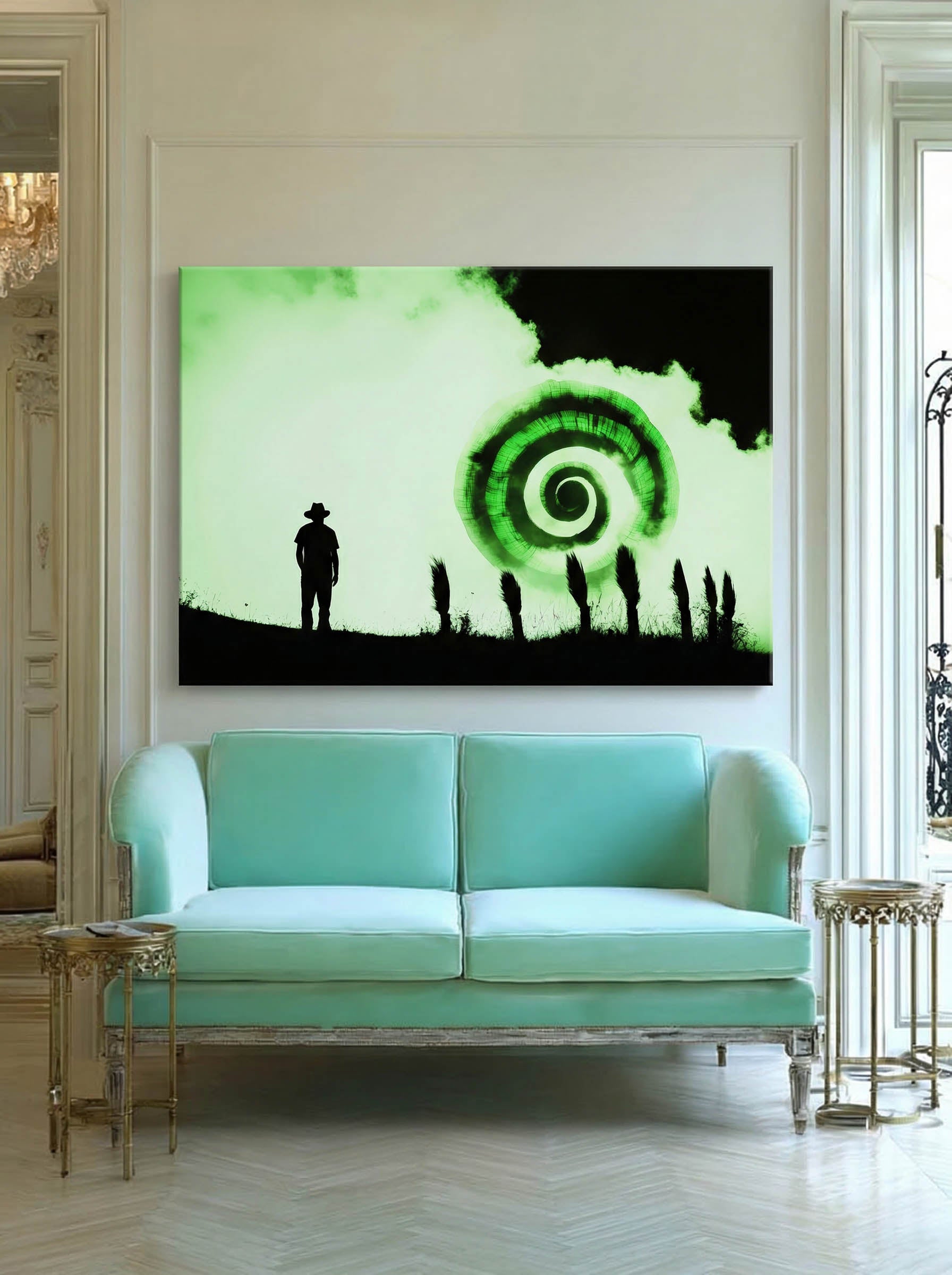 Minimal Surrealism – Surreal Clean Abstract Wall Art 035