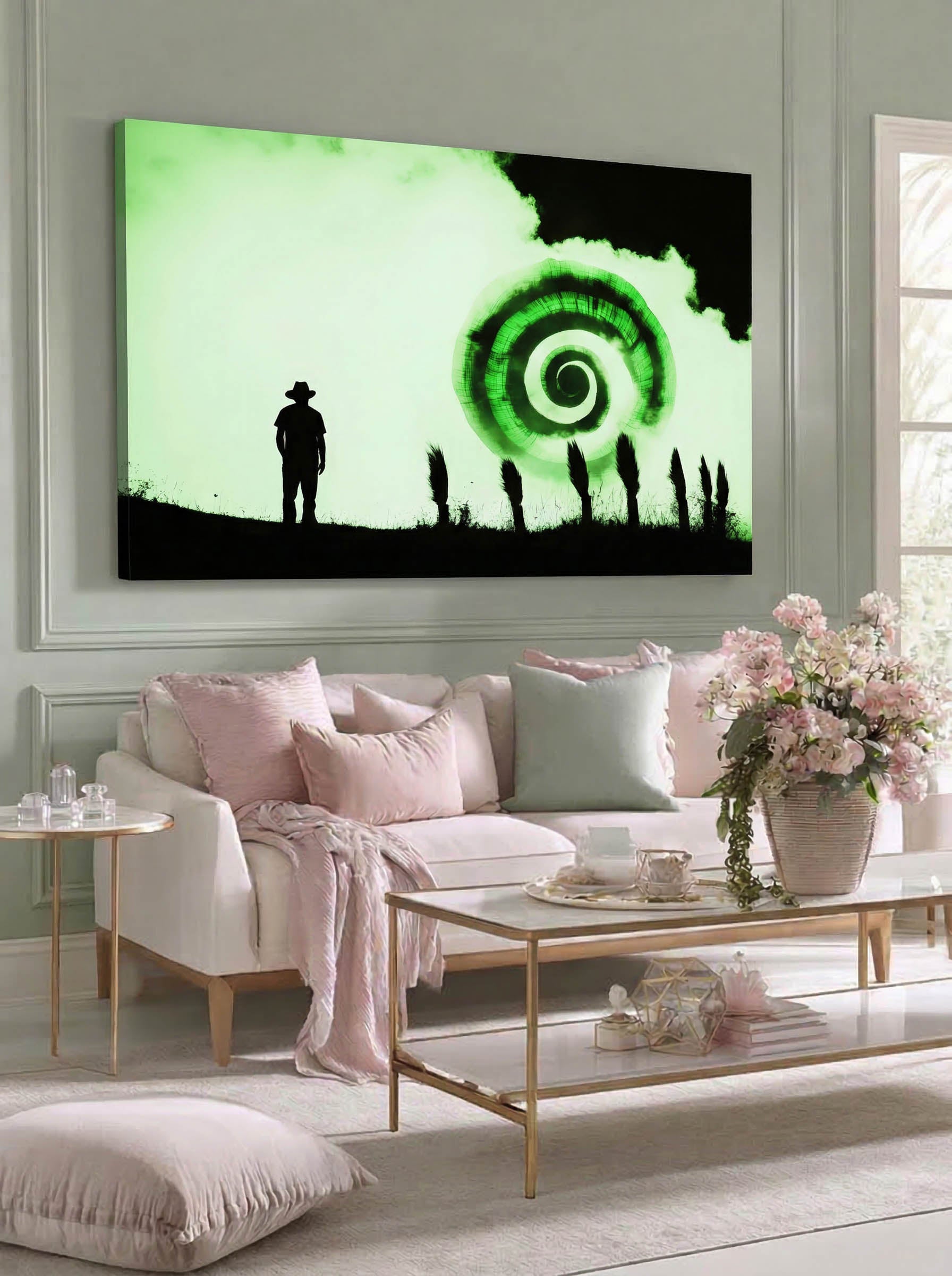 Minimal Surrealism – Surreal Clean Abstract Wall Art 035